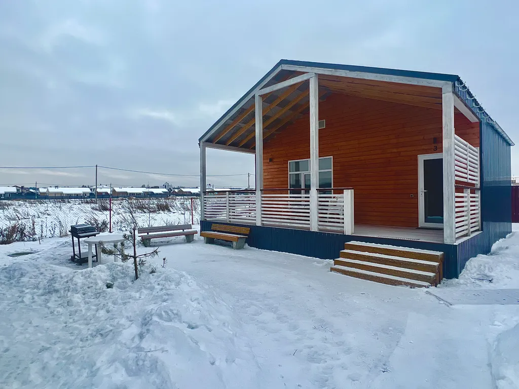 Коттедж Коттедж БарнХаусБаняПарная — Владимировка