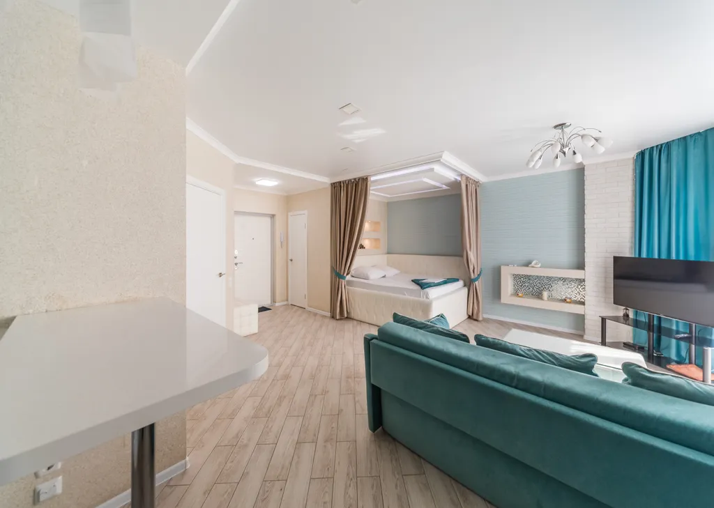 Шикарная студия с видом на Волгу в 5-ти минутах от пляжа