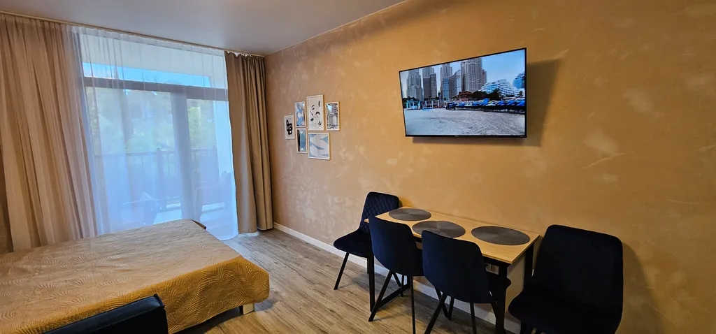 Квартира-студия в новым курортном комплексе лучистое