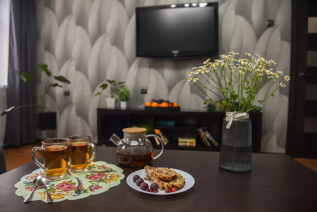 Квартира Просторная двухкомнатная квартира в доме Гумилёва — Кронштадт