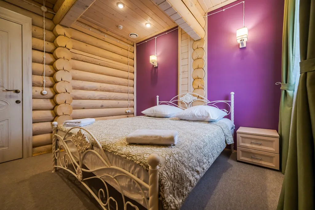 Уютные апартаменты 65 м² c 2-мя спальнями в деревянном доме