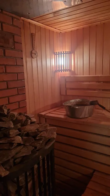 Дом с баней на берегу озера