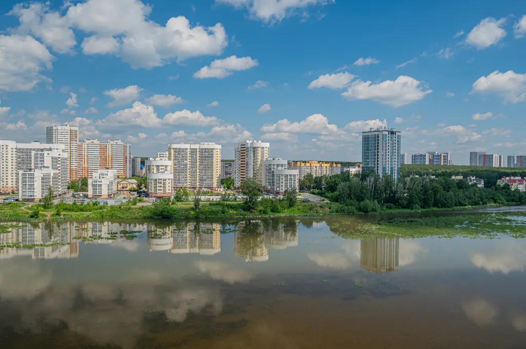 Квартира Квартира Атмосферная новая студия для отдыха на беpегу peки Иceть — Екатеринбург