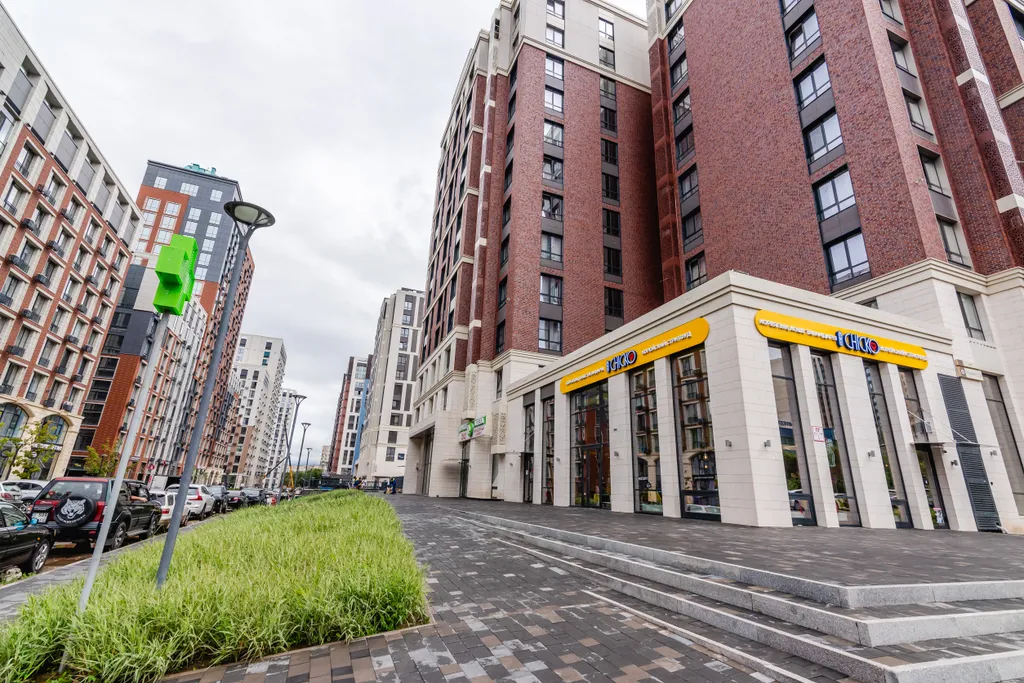 Квартира Open line amir, 2 комнаты с видом на сад — Алматы