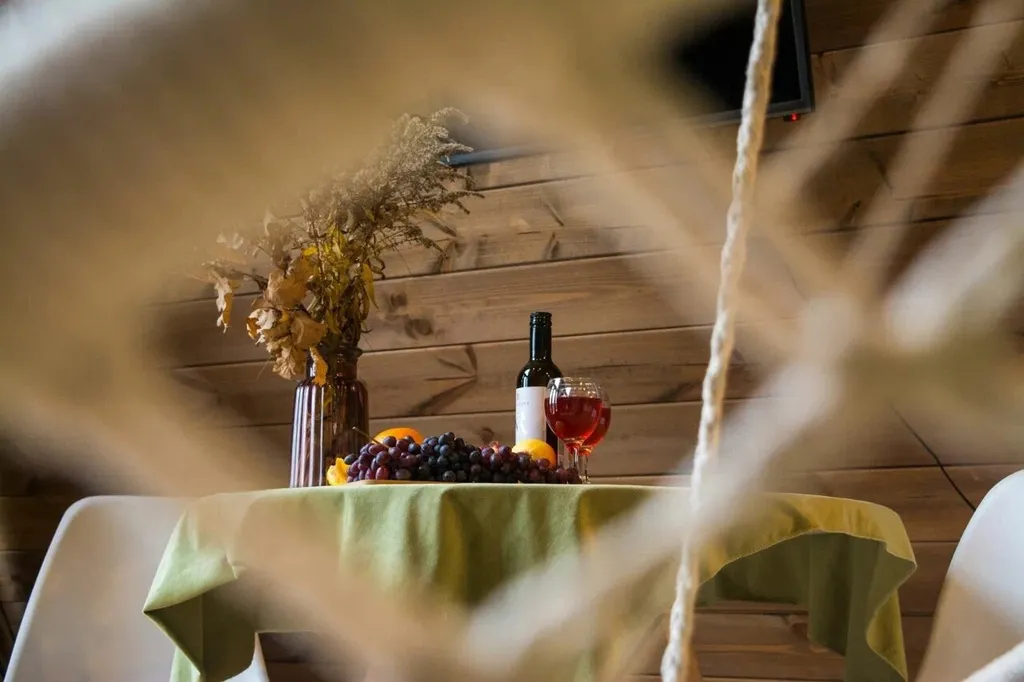 А-фрейм уютный домик у леса  с чаном