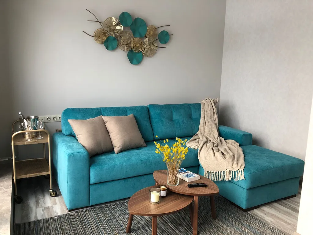 Охта Сьют 4 с большой террасой на 1 этаже, с видом на лес