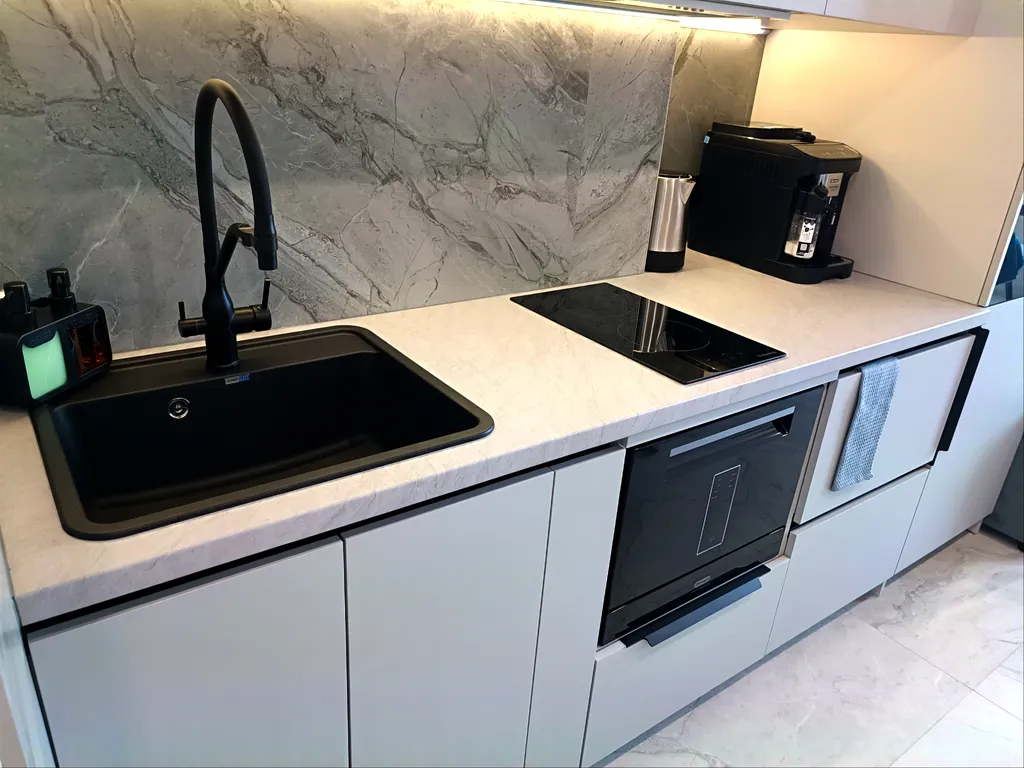 Апартамент BaltMarine с видом на море в доме на пляже