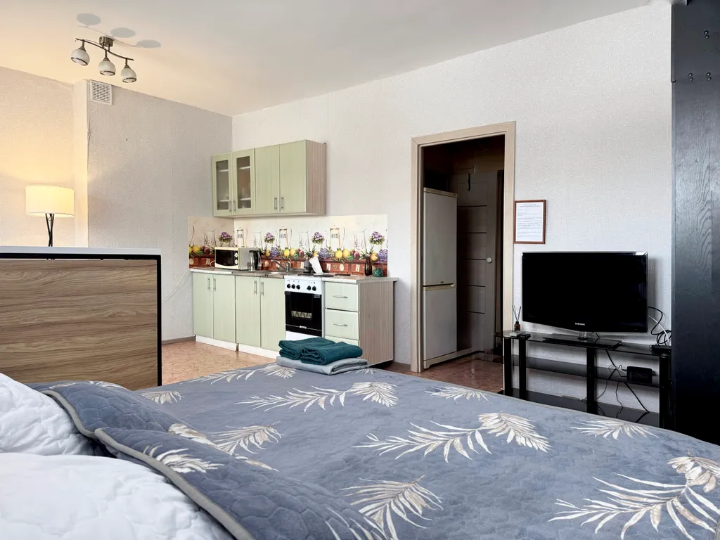 Просторная студия рядом с окружной больницей