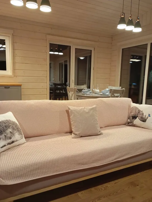 Современный дом из бруса с Русской Баней