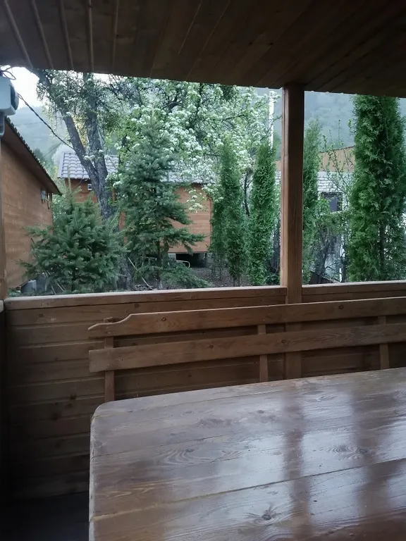 Коттедж Барнхаус с видом на красивый пейзаж Домбайских гор — Теберда