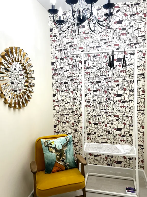 Красивая квартира и окна на лес