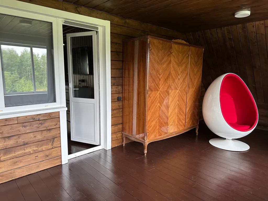 Просторный дом с баней и чаном