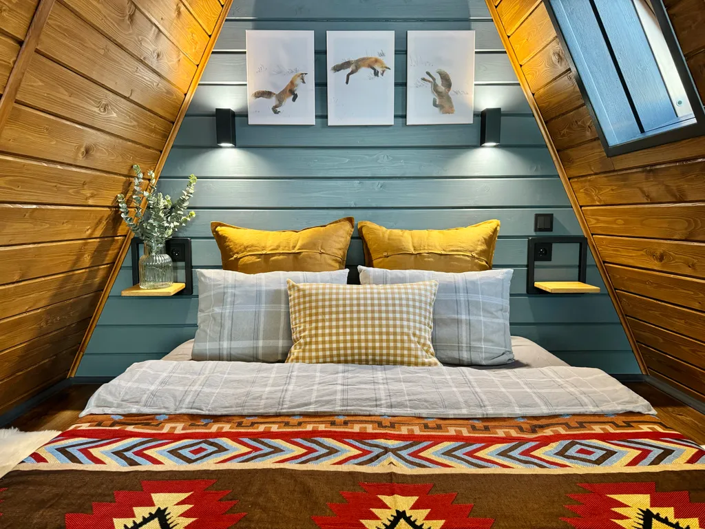 Дом Афрейм с подогреваемой купелью в террасе дома Лисичкино Карелия