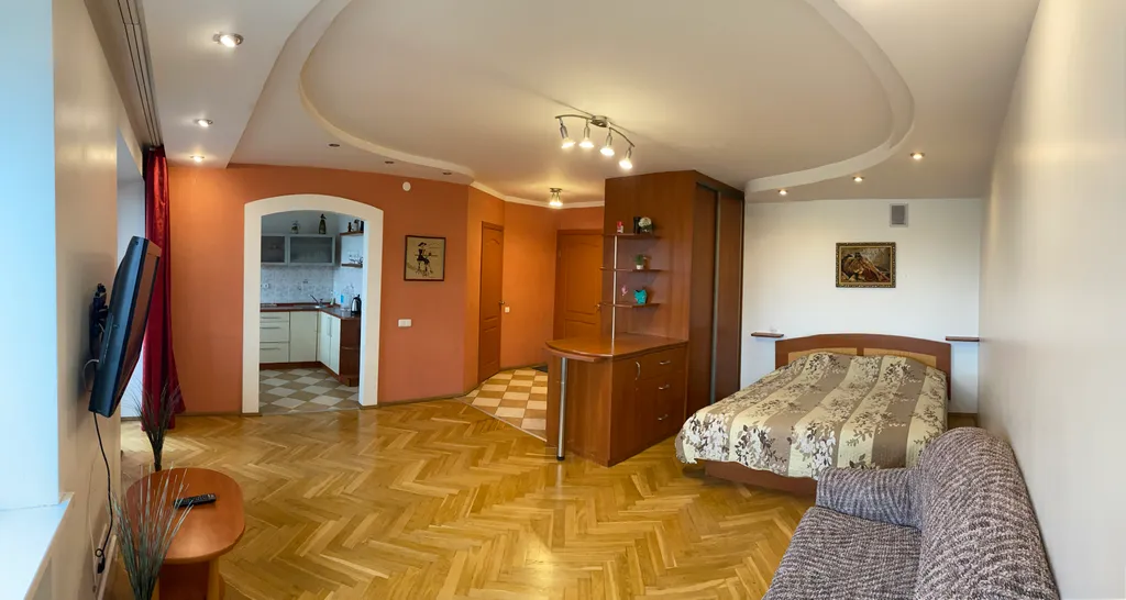 Уютная квартира с красивым видом на Троицкое предместье и реку Свислоч