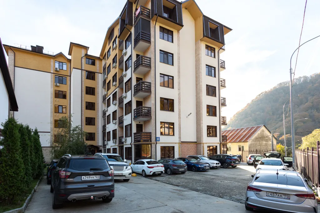 Уютная студия с видом на горы