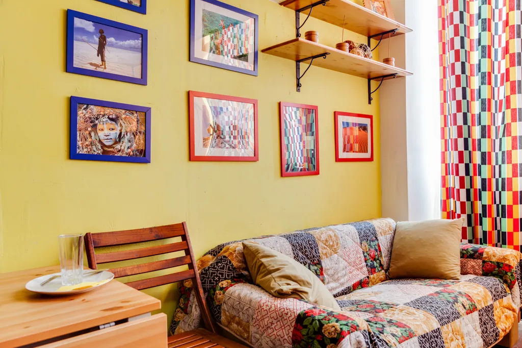 Квартира Двухуровневые апартаменты в Африканском стиле — Москва