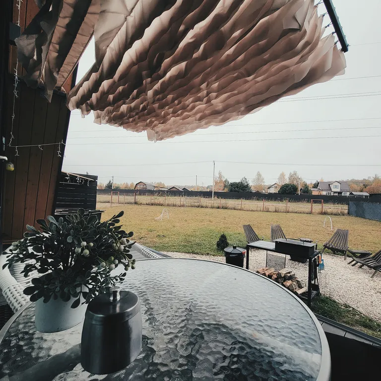 Уютный домик в стиле А-фрейм