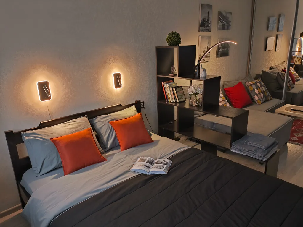 Студия у аллеи славы, 2 кровати