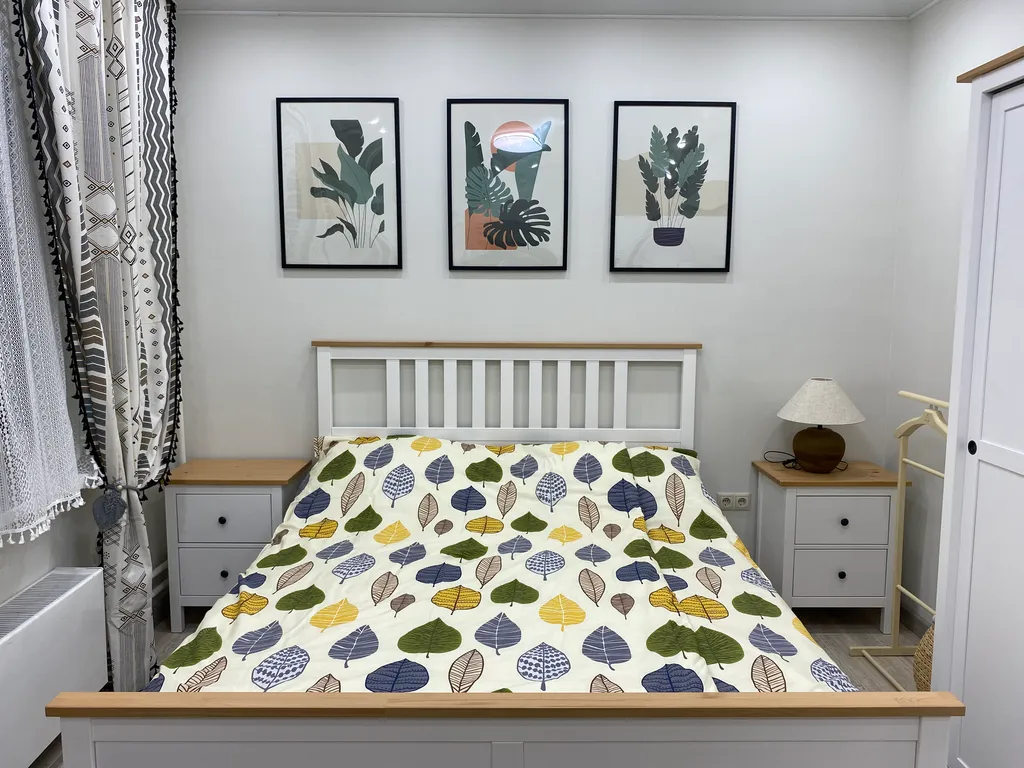 Апартамент Сканди с балконом и отдельной спальней