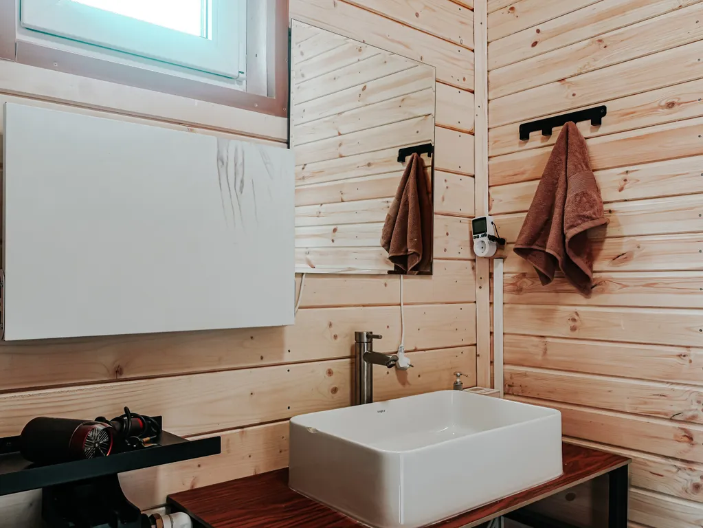 Барнхаус с баней и банным чаном