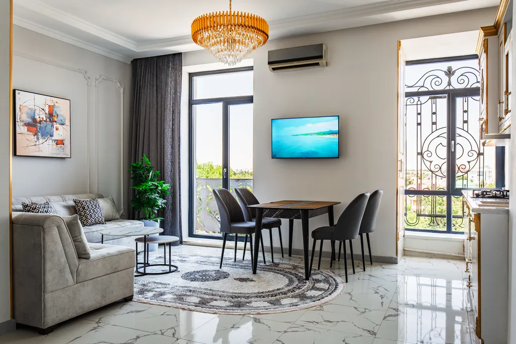 Стильная двухуровневая квартира в самом сердце города