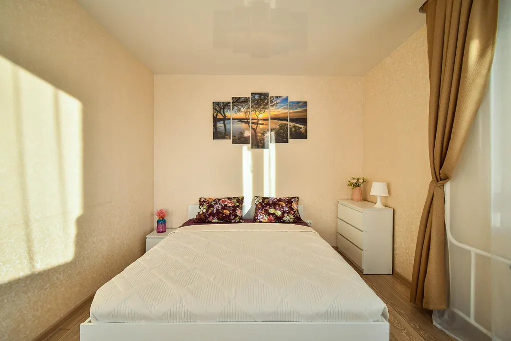 Квартира Квартира Уютная евродвушка с видом на горы и Енисей — Красноярск