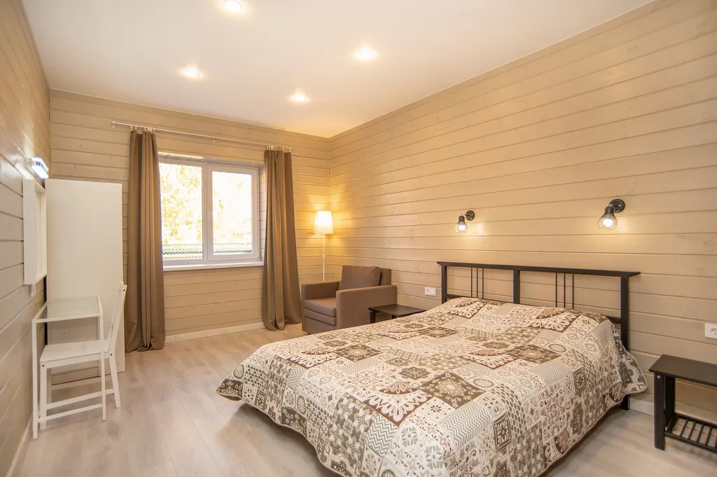 Новое бунгало с мангалом и верандой