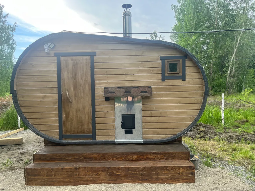 Современный модульный домик с кедровой баней