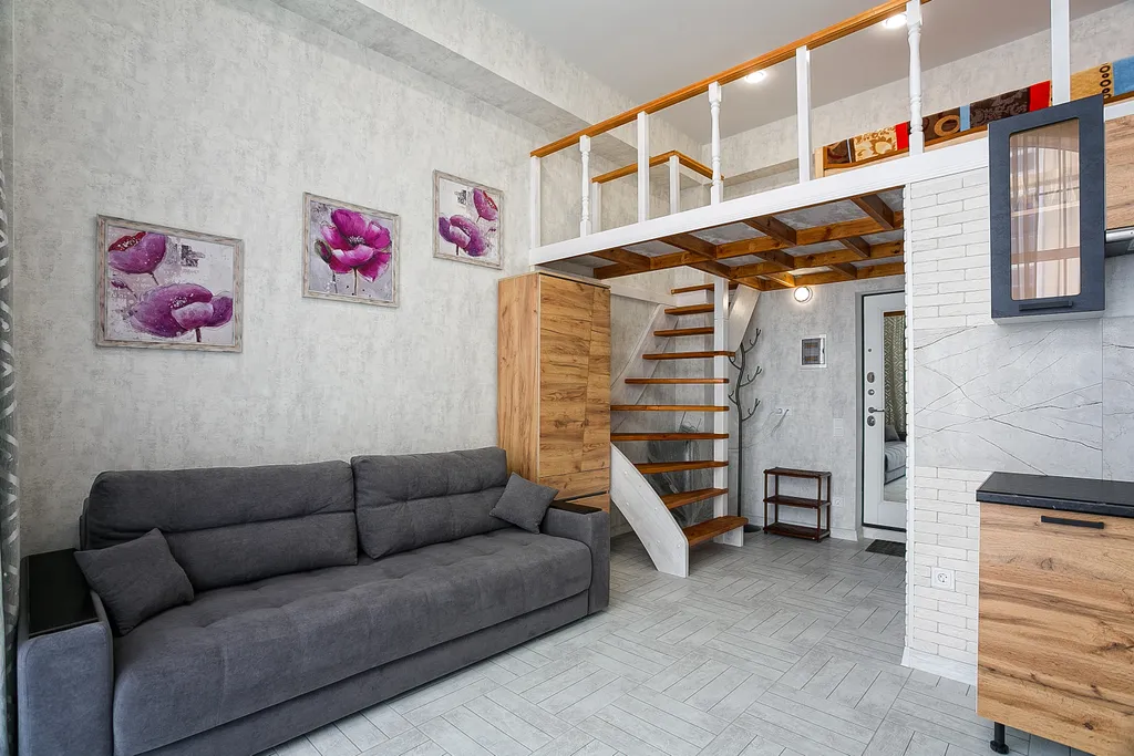 Новая двухуровневая студия в Алупке