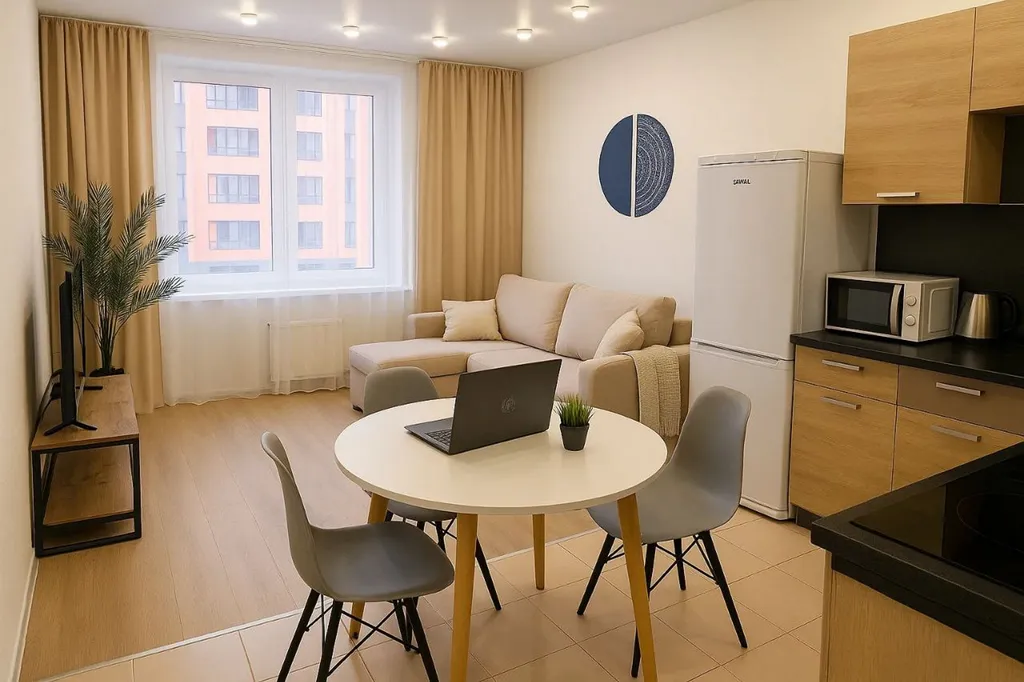 Апартаменты рядом с Калужскими термами и парком