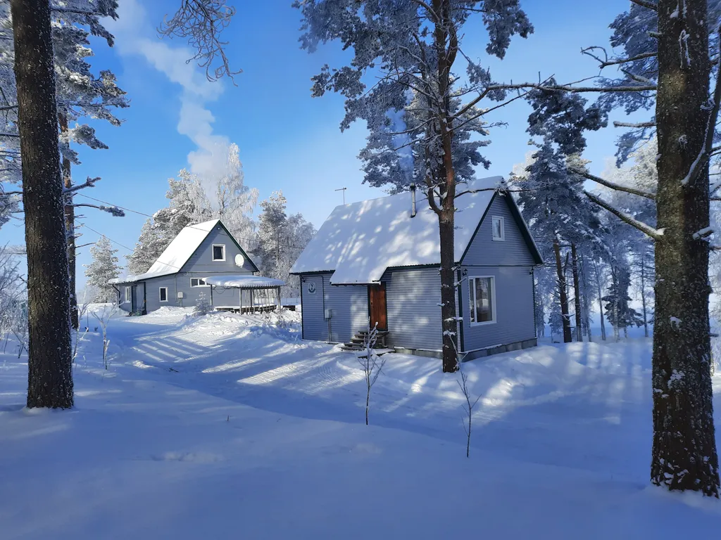 Дом на Сямозере у пляжа