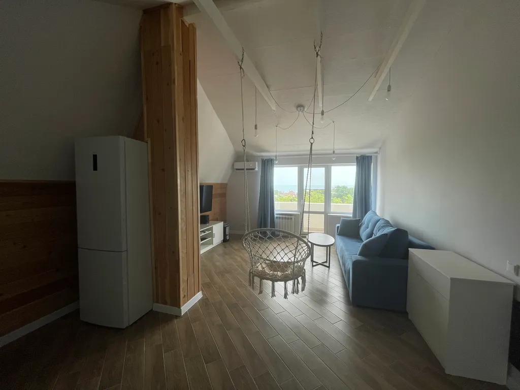 Просторная квартира-мансарда с прекрасным видом