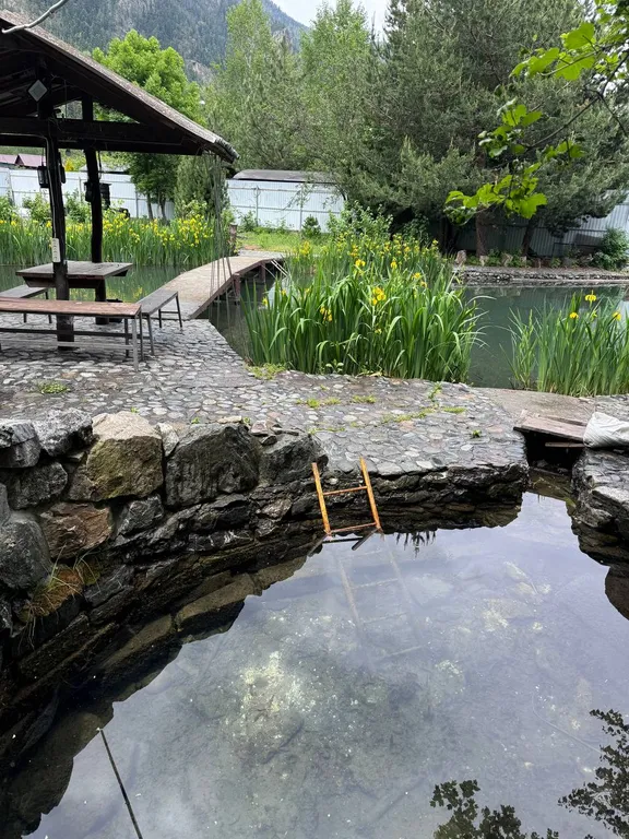 Коттедж Дом с баней и озером — Теберда