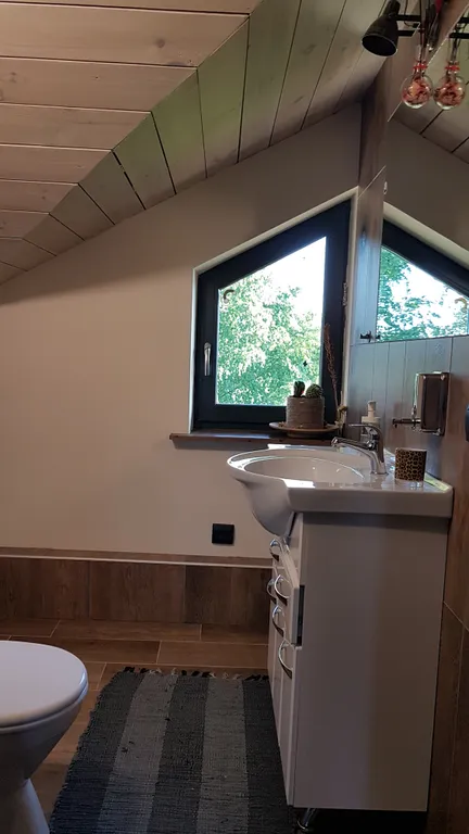 Большой дом с камином и террасой