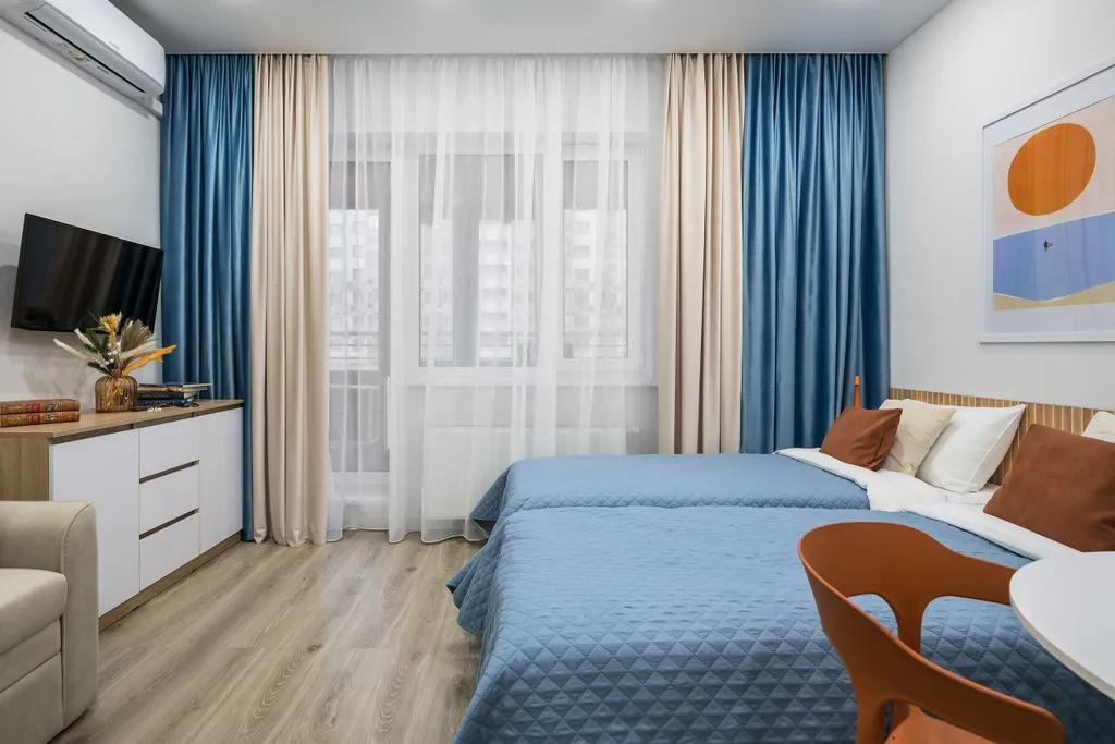 Квартира Квартира Teplo apartments студия на Среднерогатской — Санкт-Петербург