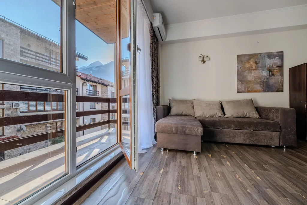 Квартира Апартаменты с балконом, 2 этаж, Семейное гнездышко с панорамой — аренда посуточно в Красная Поляна