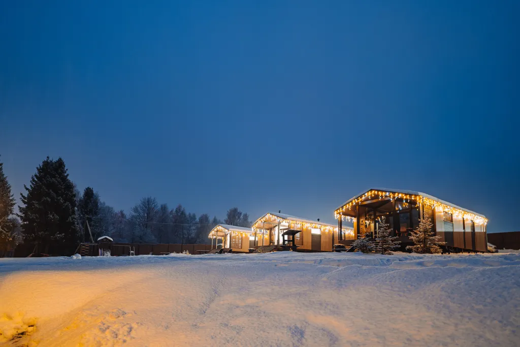 Дом с видом на лес и реку