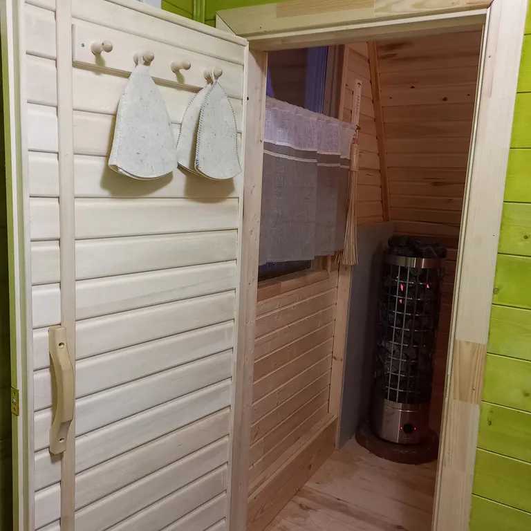 A-frame с сауной