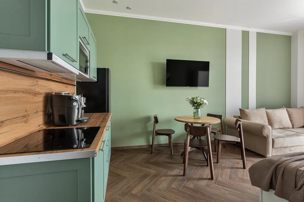 J&N Apartments Дизайнерская видовая студия с балконом