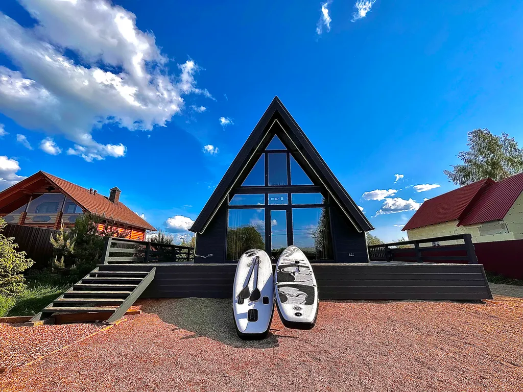 Коттедж Домик у реки с банным чаном и сап-бордами — аренда посуточно в Переславль-Залесский