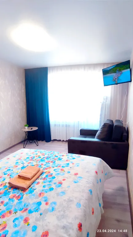 Однокомнатная квартира в центре с новым ремонтом