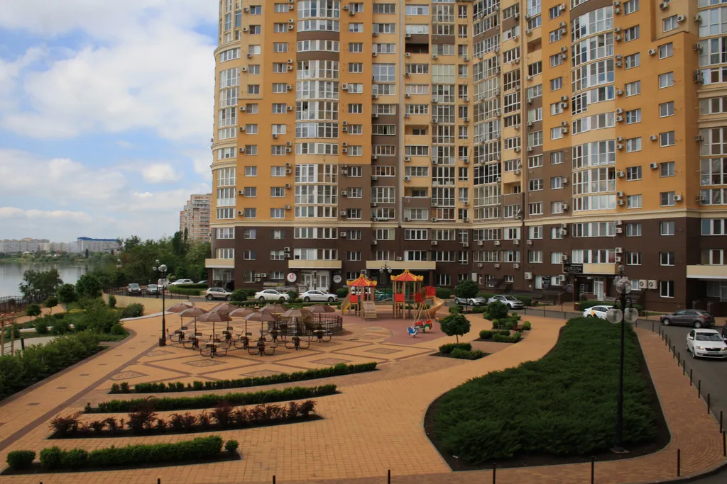 Квартира Квартира с видом на реку, с детской кроваткой — Краснодар