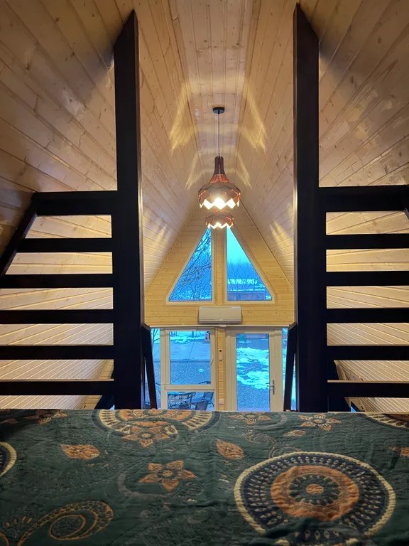 Коттедж Коттедж Уютный Афрейм с бассейном и баней — Горячий Ключ