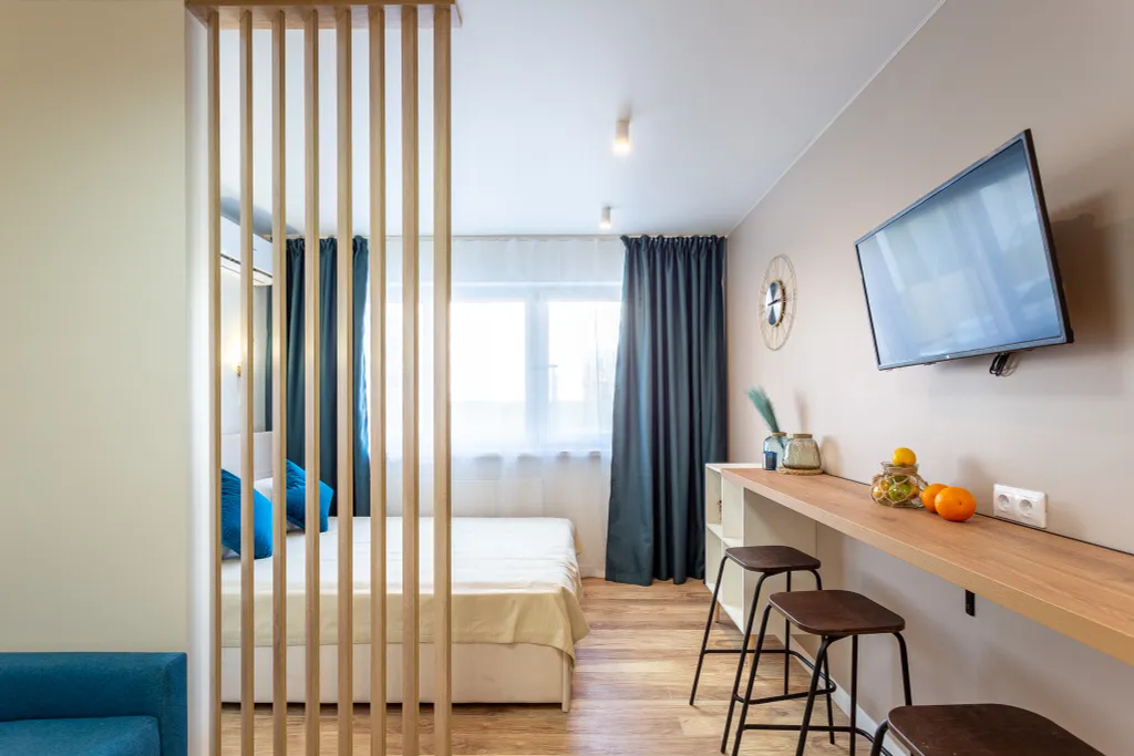 Квартира Современная студия Морент с ярким интерьером в жк фрукты — аренда посуточно в Сириус