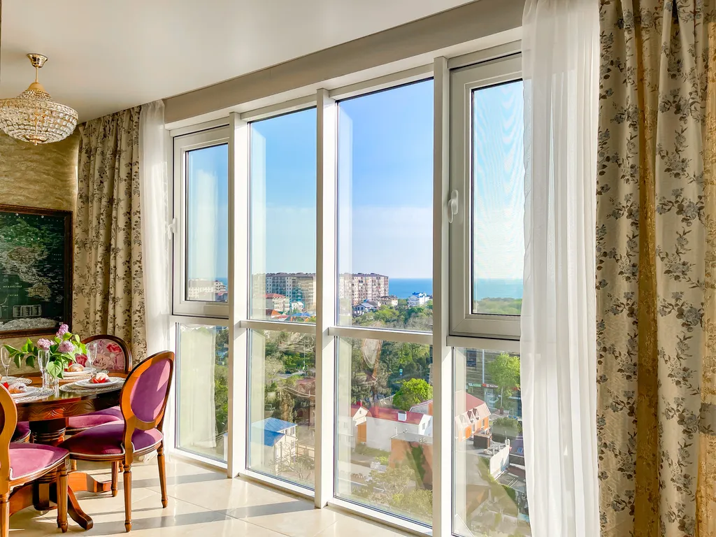 Квартира Квартира в сквере с панорамным видом на море — Анапа