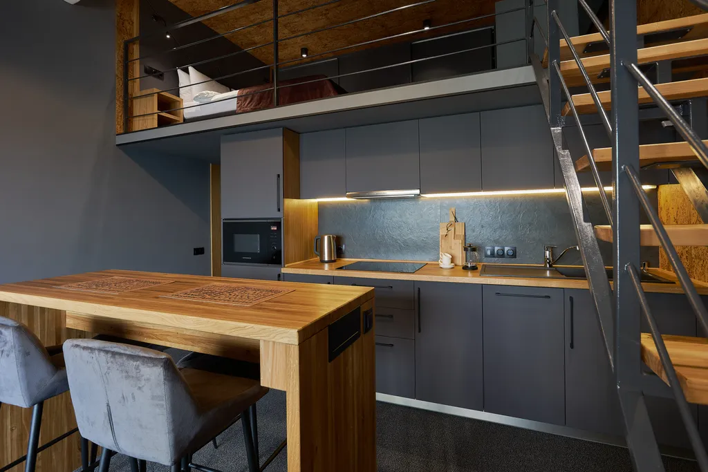 Квартира Квартира Современный двухуровневый лофт с потрясающим видом на Парк и Москву — Москва