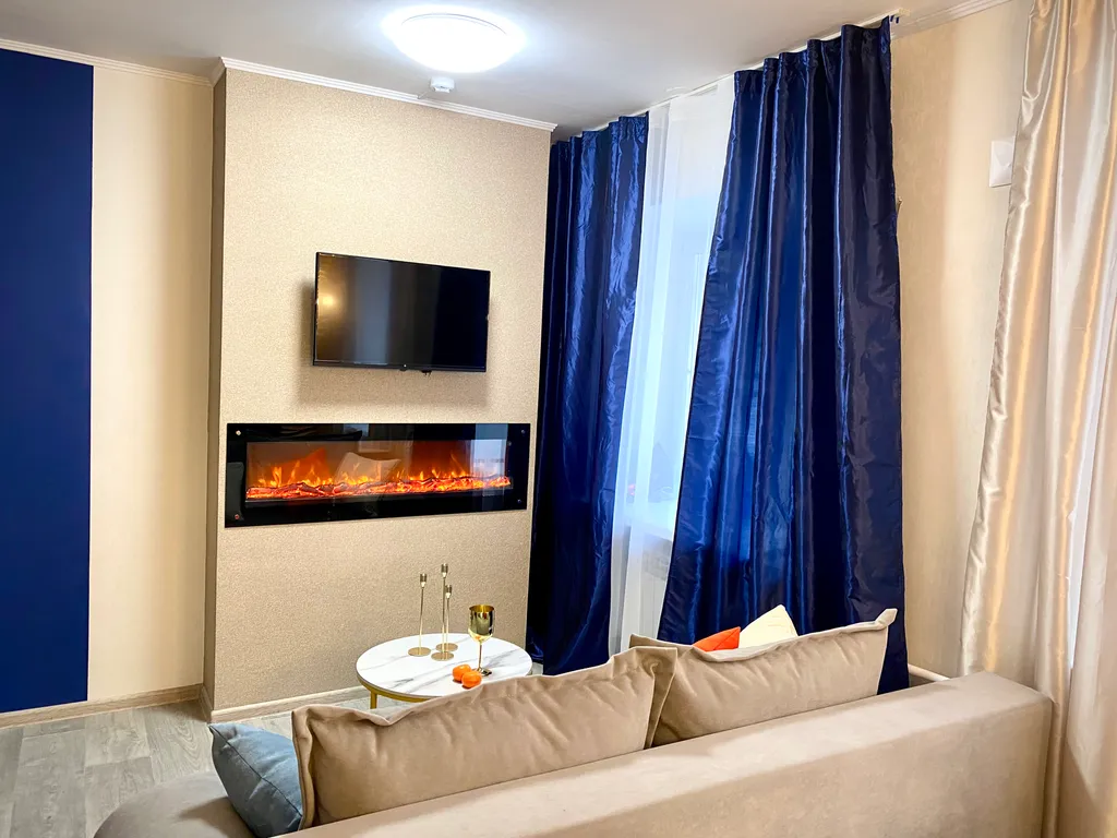 Квартира Квартира с камином рядом с набережной Аuroom — Хабаровск