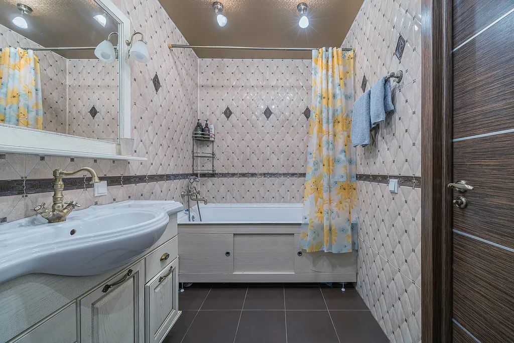 Трёхкомнатная квартира у аквапарка