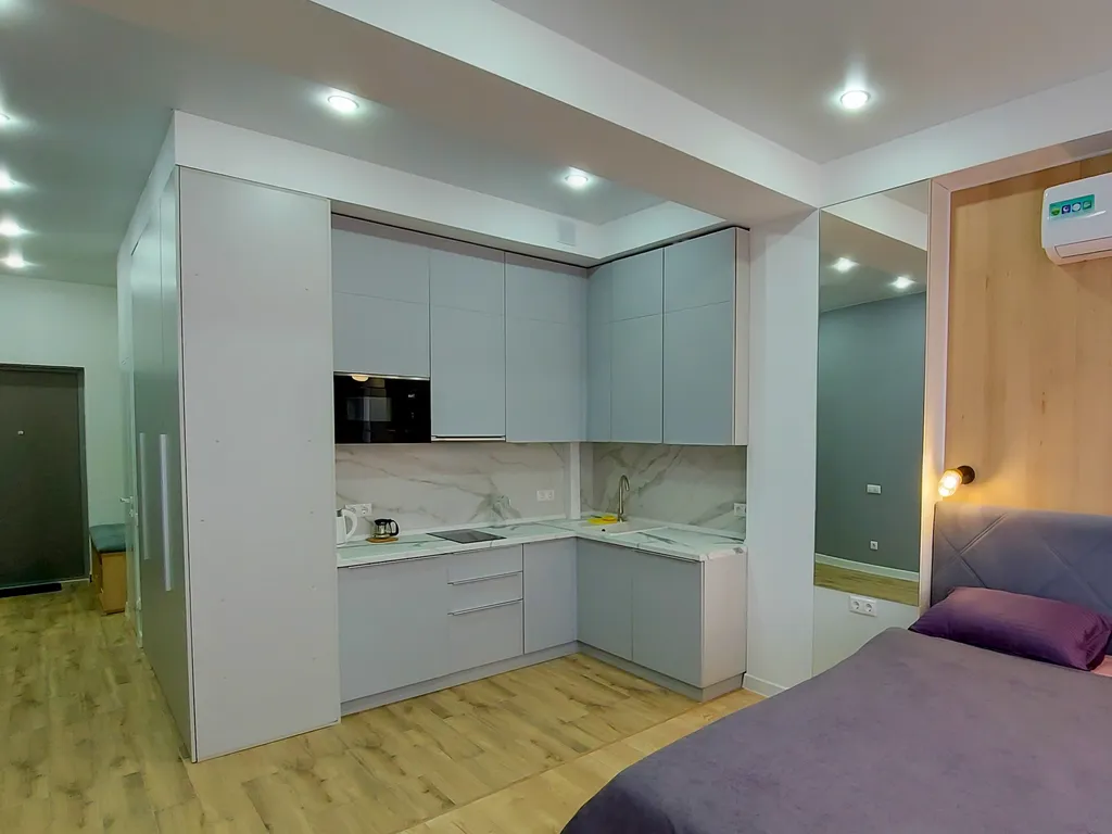 Квартира Квартира Студия Стандарт с двуспальной кроватью и балконом — Сириус