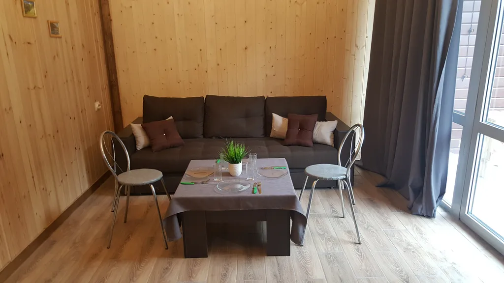 База отдыха с видом на горы в Приэльбрусье